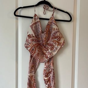 Halter Scarf Top